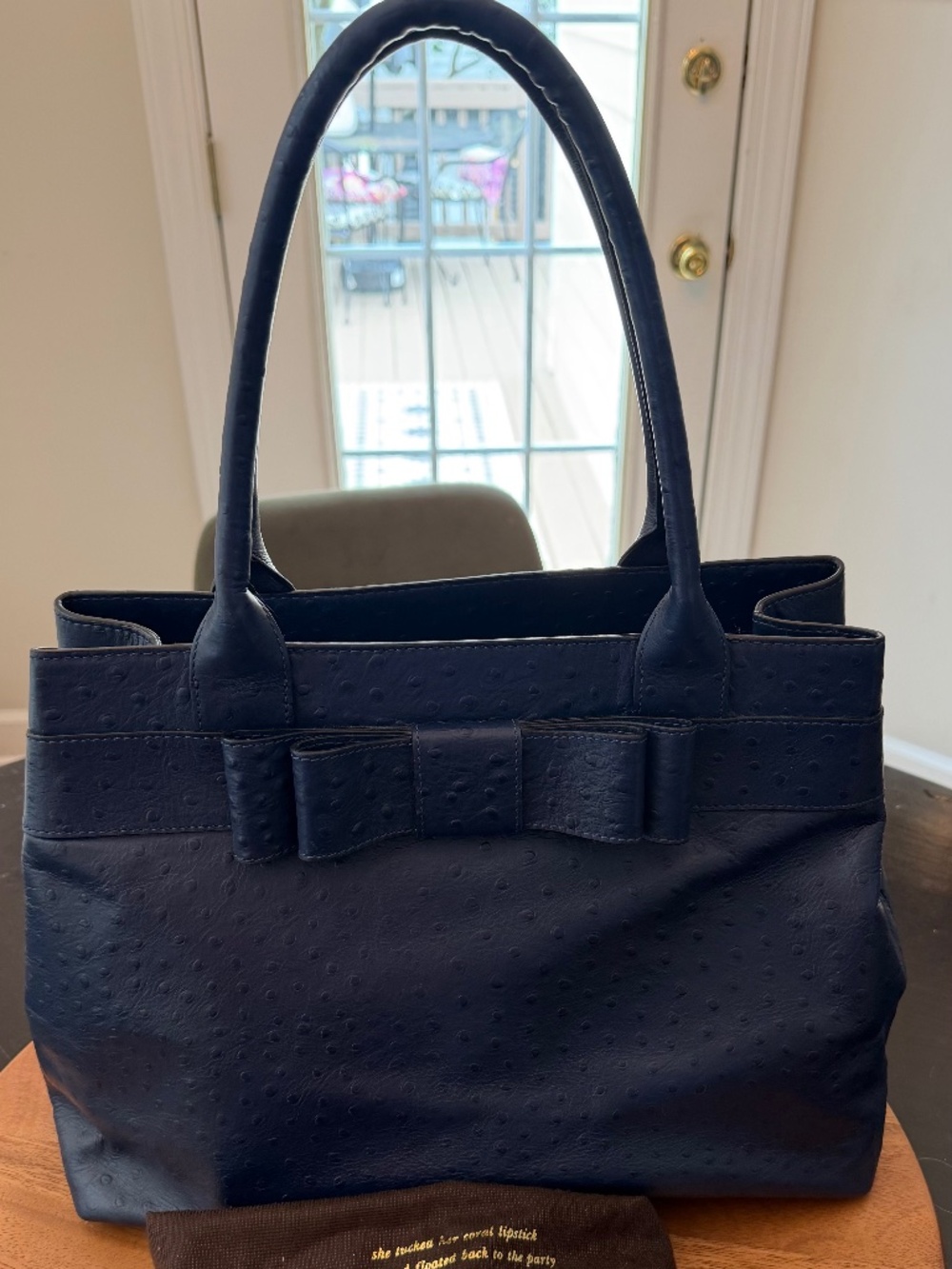 Kate Spade Blue Bow Purse